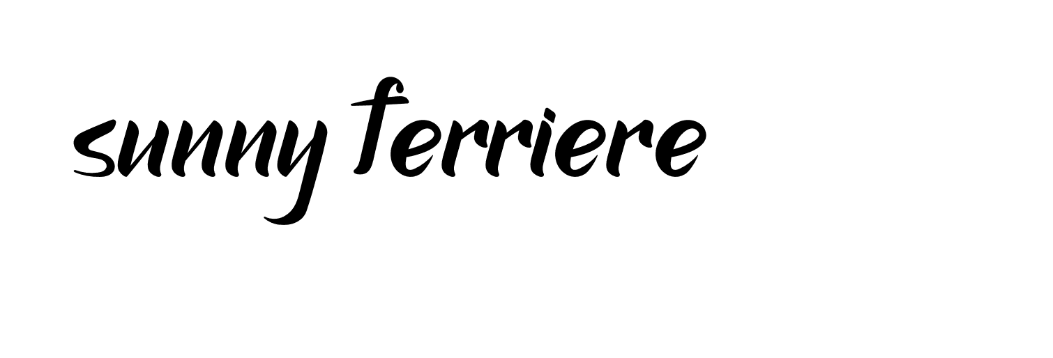 Signature of sunny-ferriere