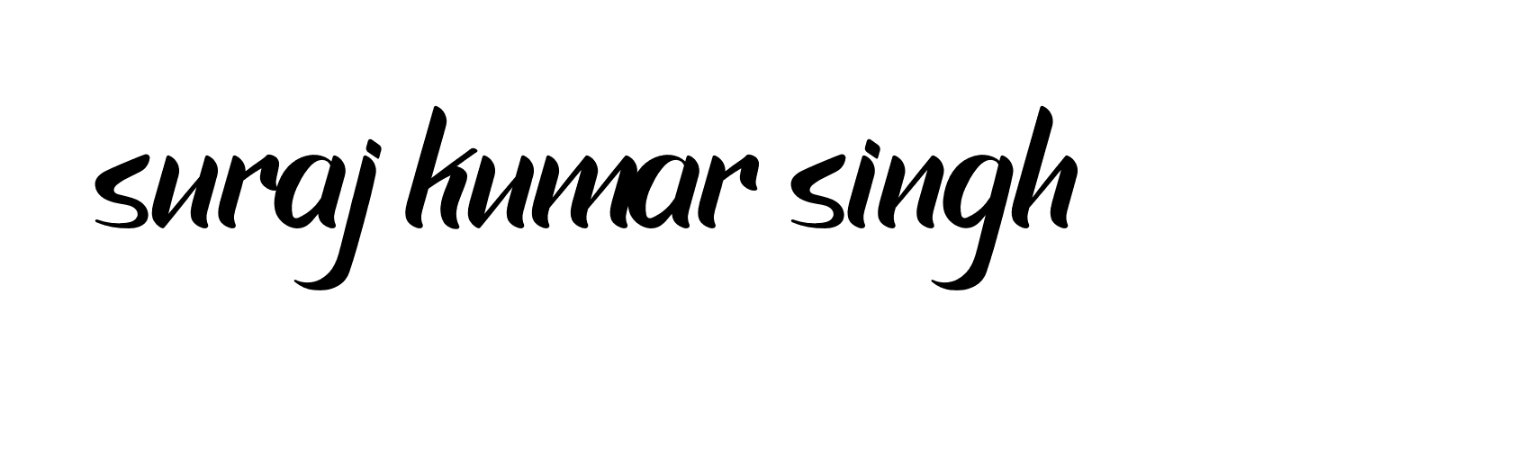 Signature of suraj-kumar-singh