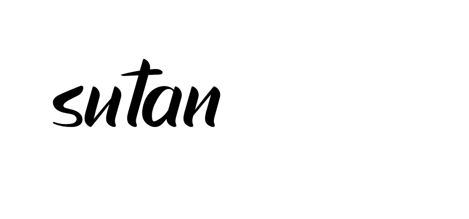 Signature of sutan