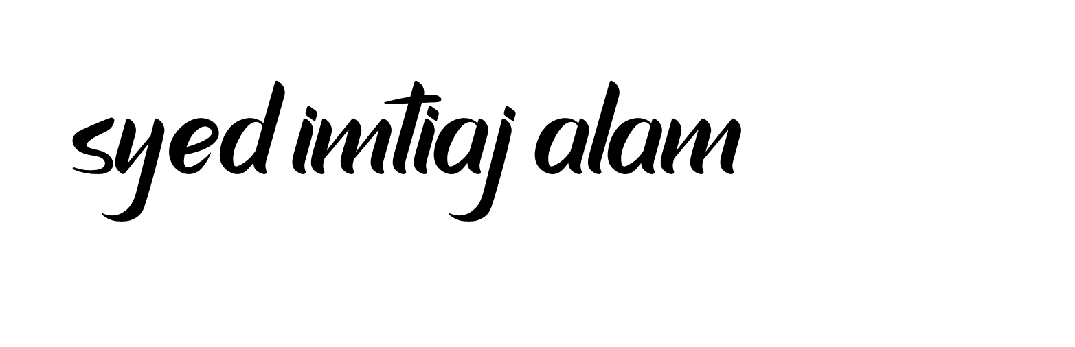 Signature of syed-imtiaj-alam