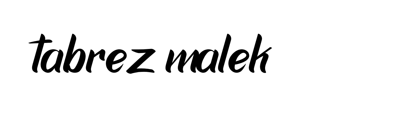 Signature of tabrez-malek