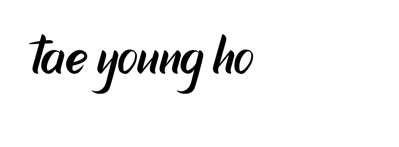 Signature of tae-young-ho