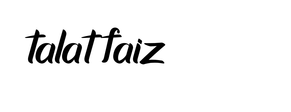 Signature of talat-faiz