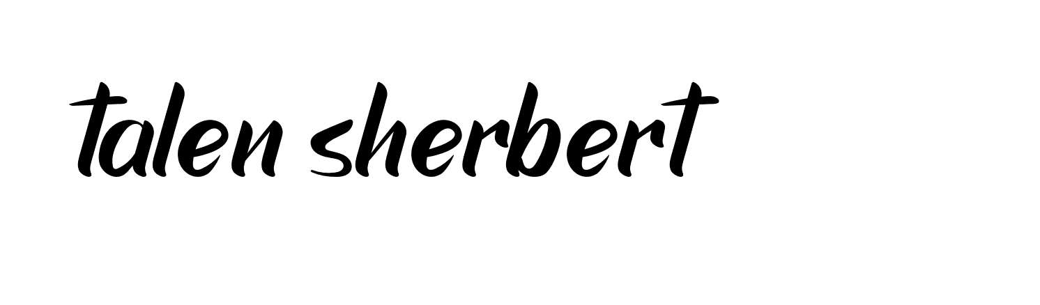 Signature of talen-sherbert