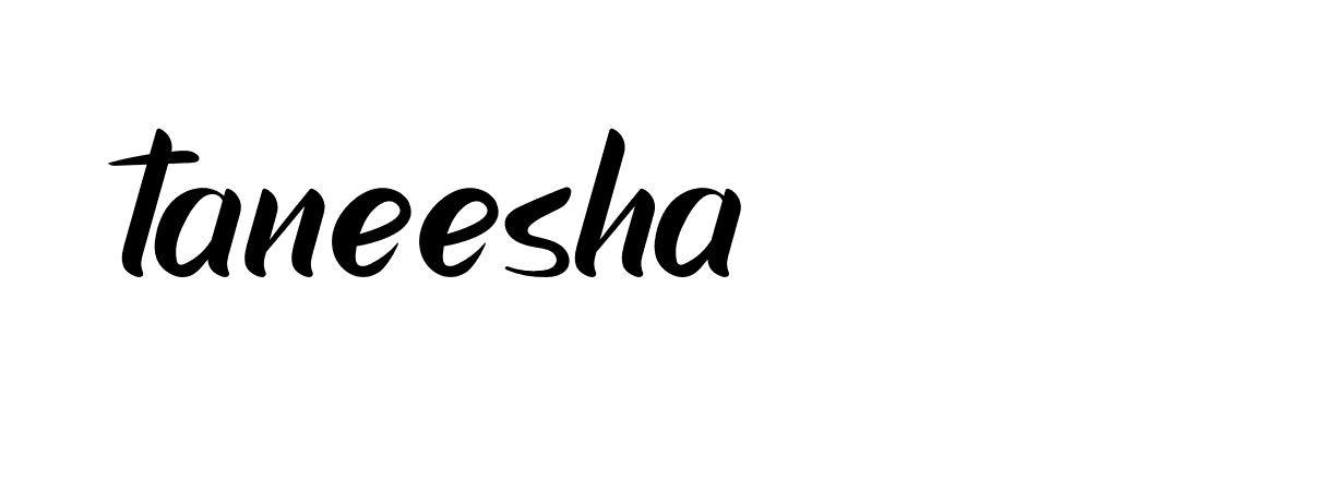 Signature of taneesha-