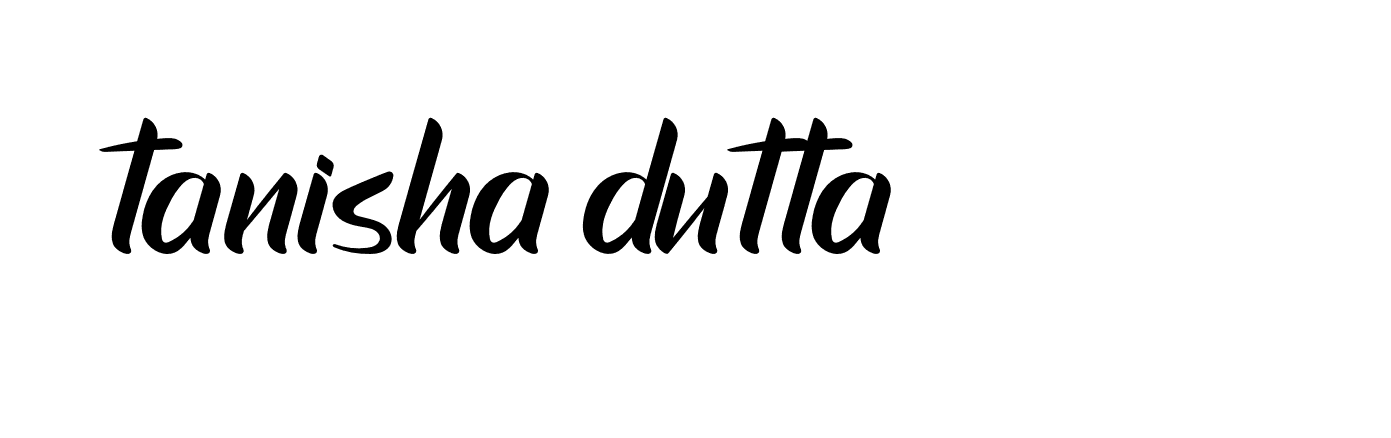 Signature of tanisha-dutta