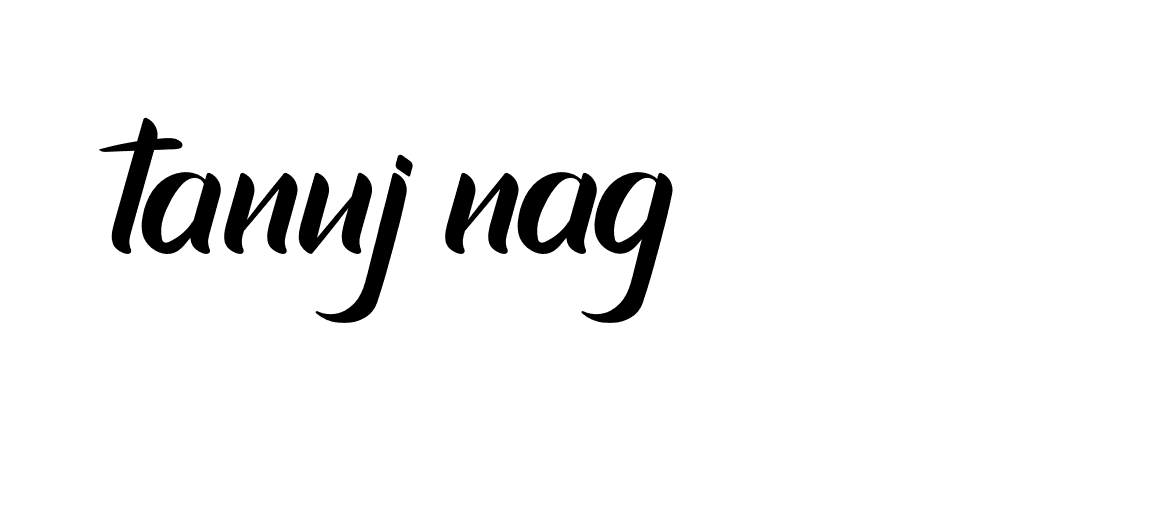 Signature of tanuj-nag