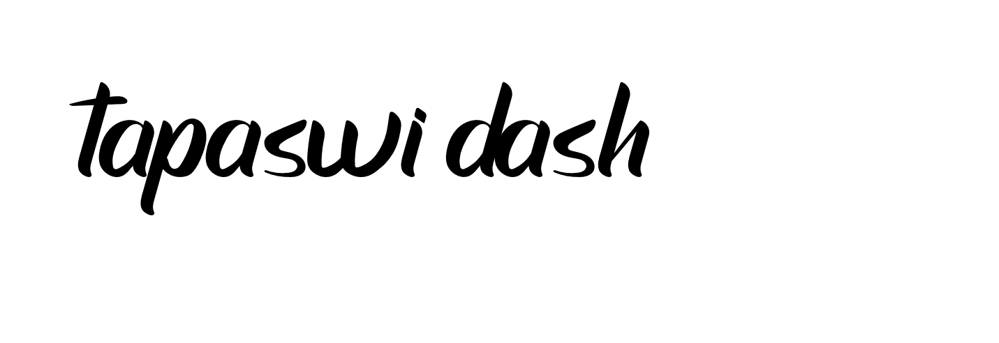 Signature of tapaswi-dash