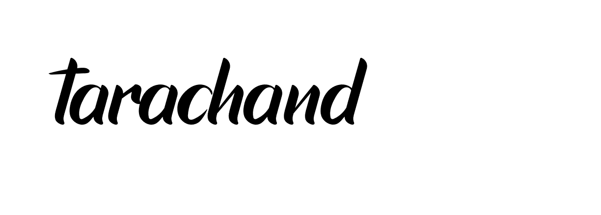 Signature of tarachand