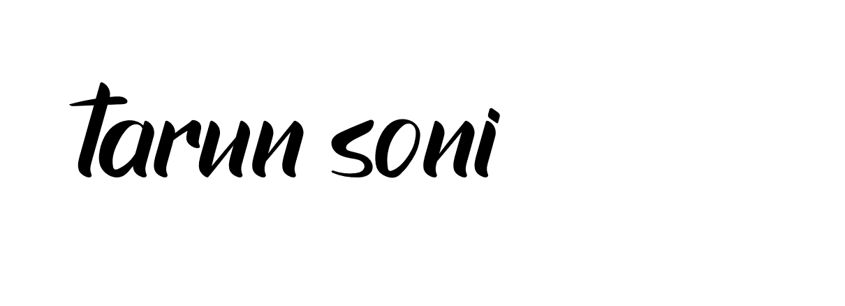 Signature of tarun-soni