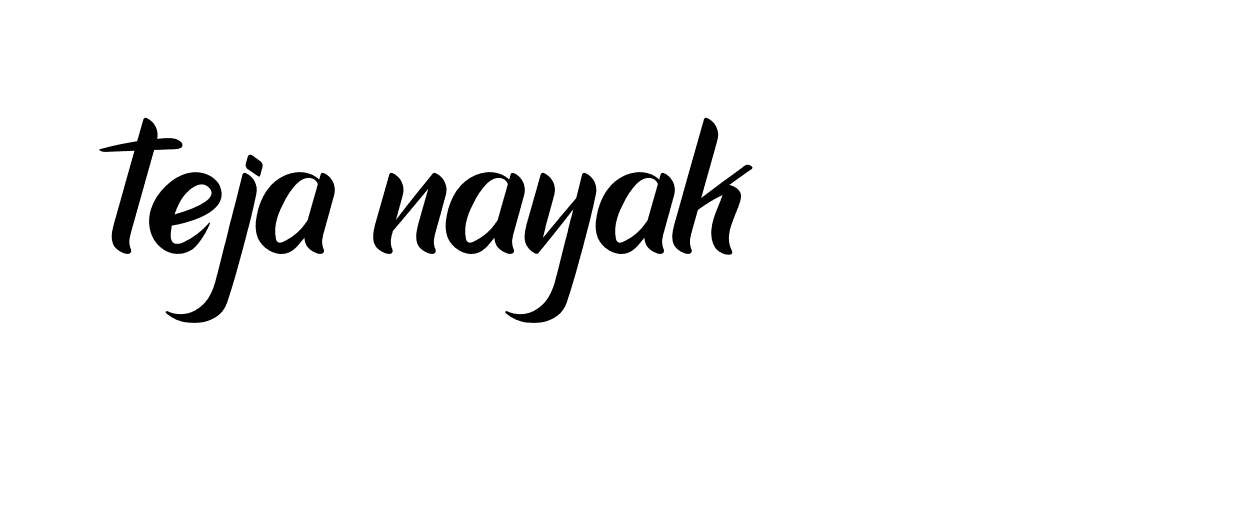 Signature of teja-nayak