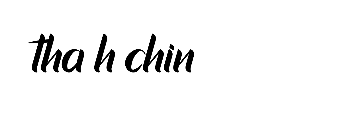 Signature of tha-h-chin