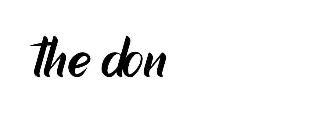 Signature of the-don