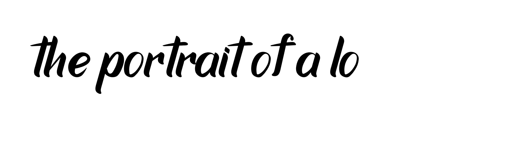 Signature of the-portrait-of-a-lo