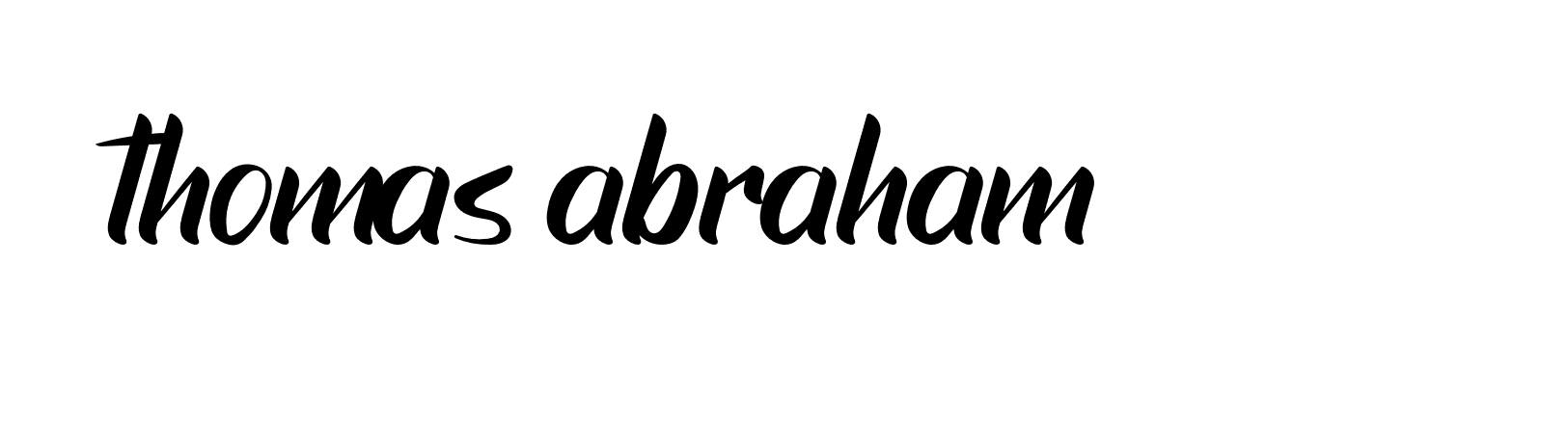 Signature of thomas-abraham