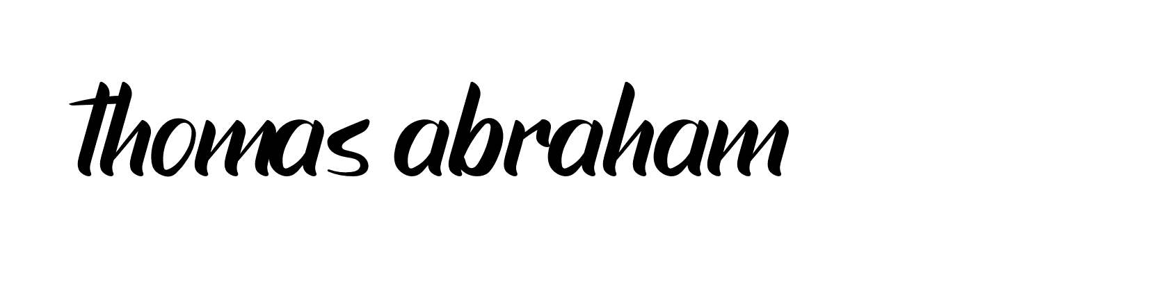 Signature of thomas-abraham-