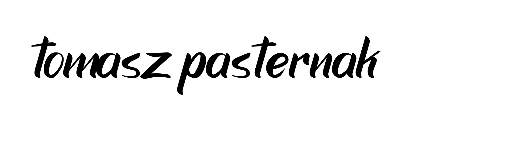 Signature of tomasz-pasternak