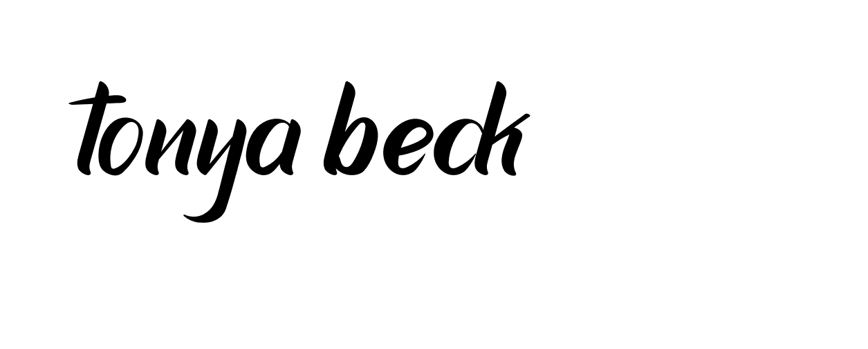 Signature of tonya-beck