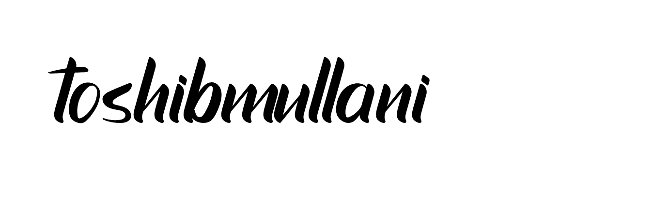 Signature of toshibmullani