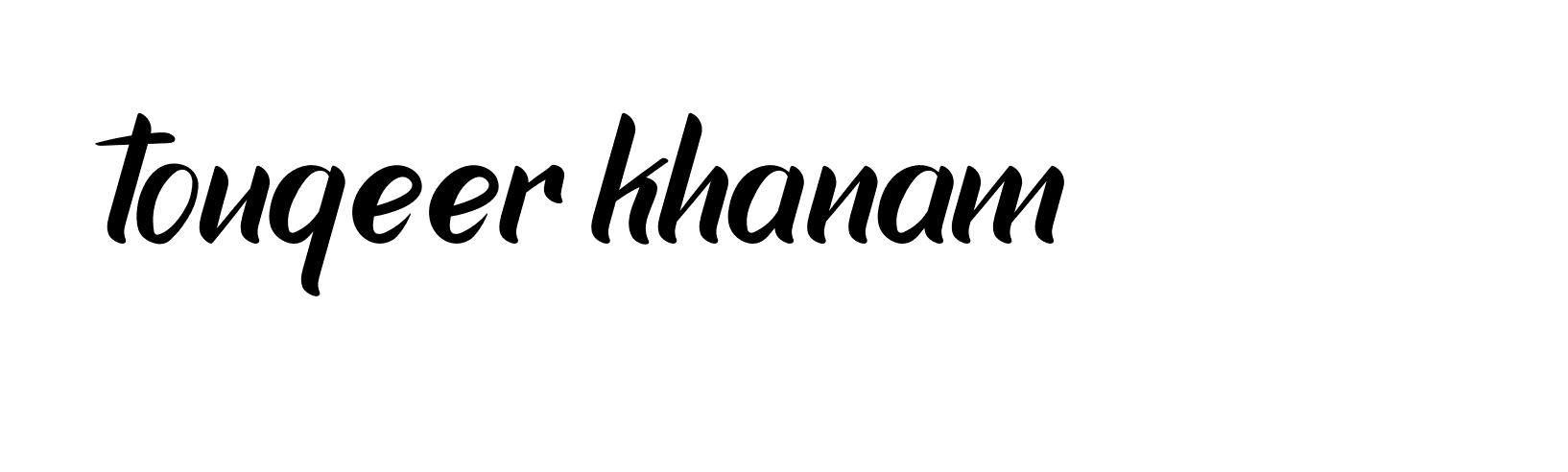 Signature of touqeer-khanam-