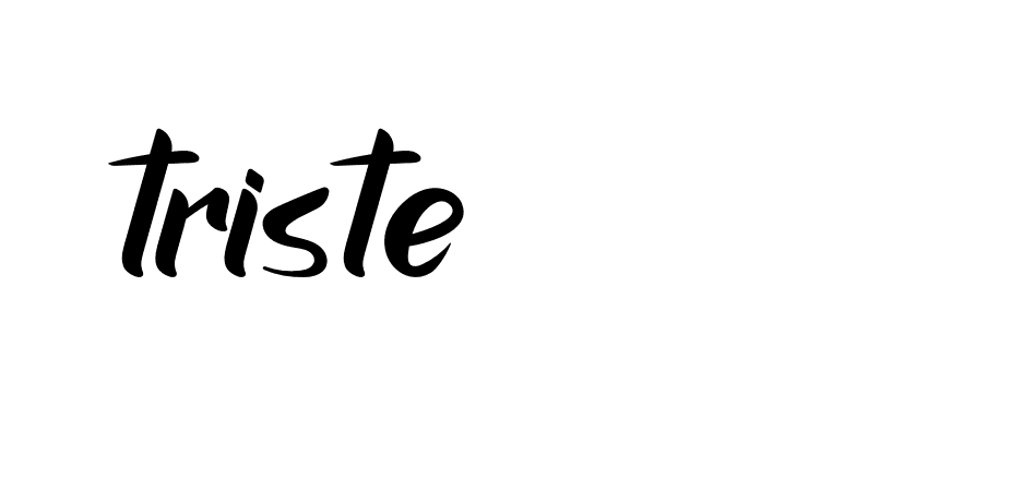 Signature of triste