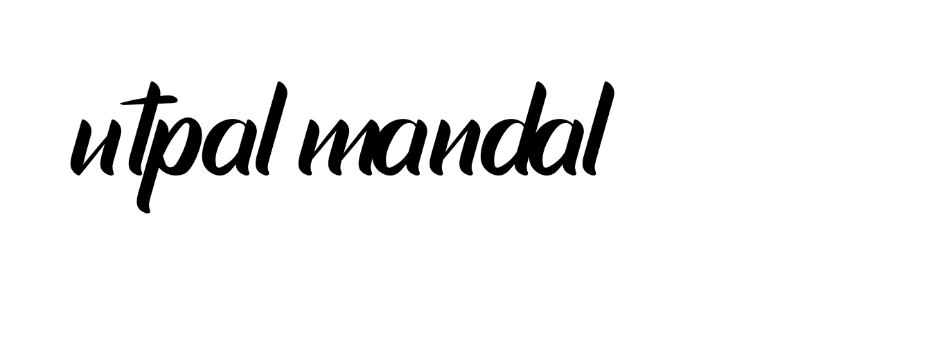 Signature of utpal-mandal