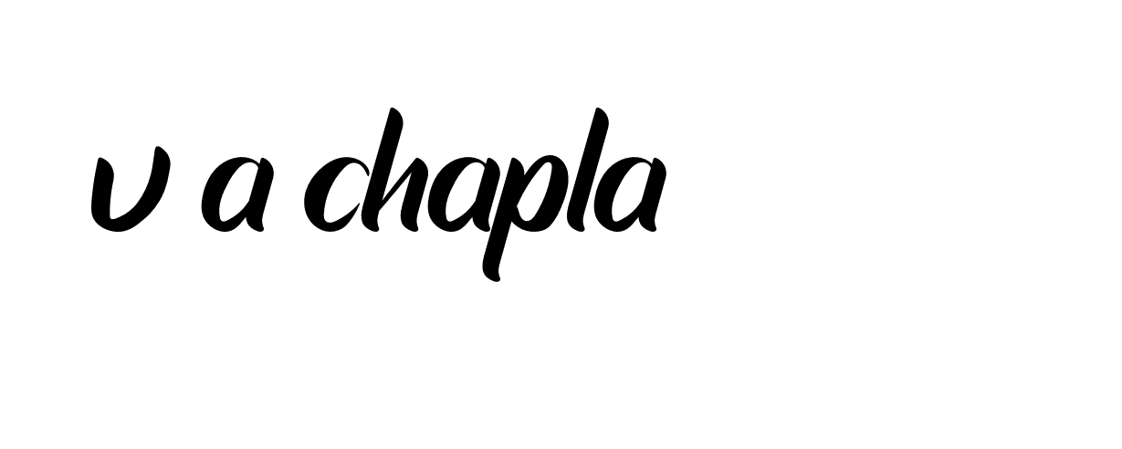 Signature of v-a-chapla