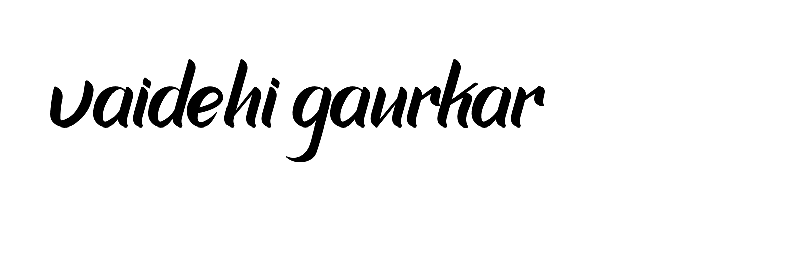 Signature of vaidehi-gaurkar