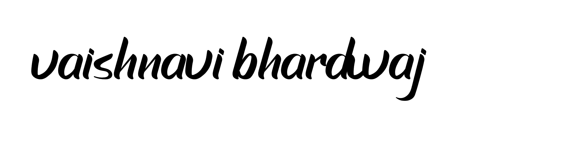 Signature of vaishnavi-bhardwaj