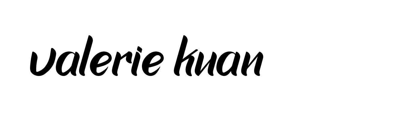 Signature of valerie-kuan