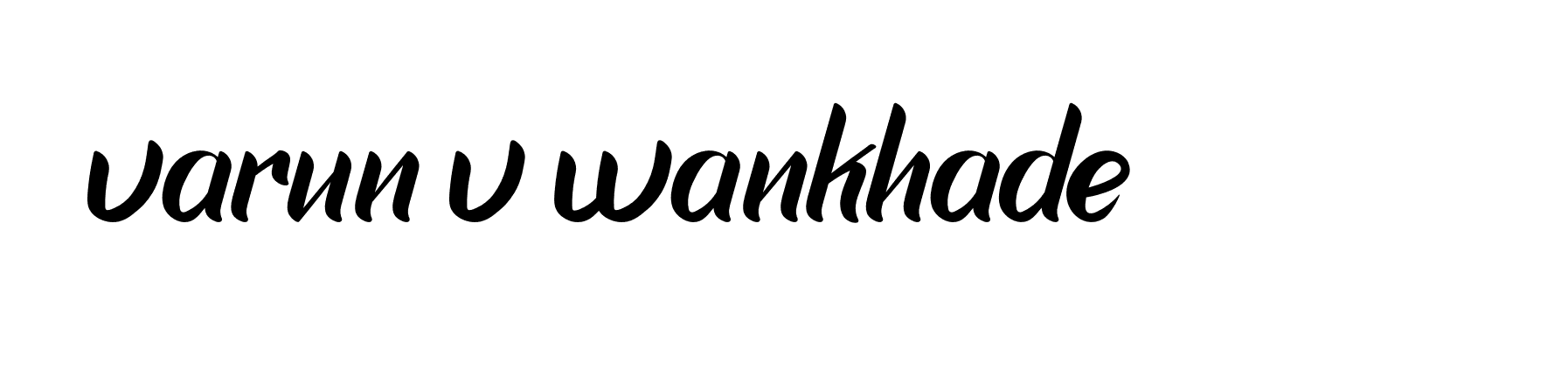 Signature of varun-v-wankhade