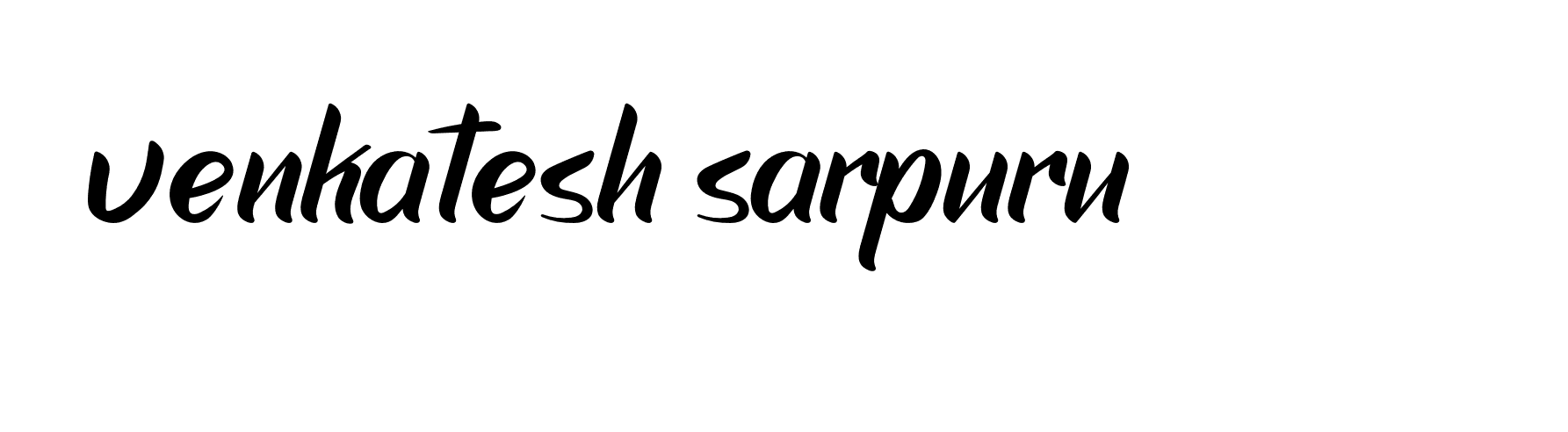 Signature of venkatesh-sarpuru