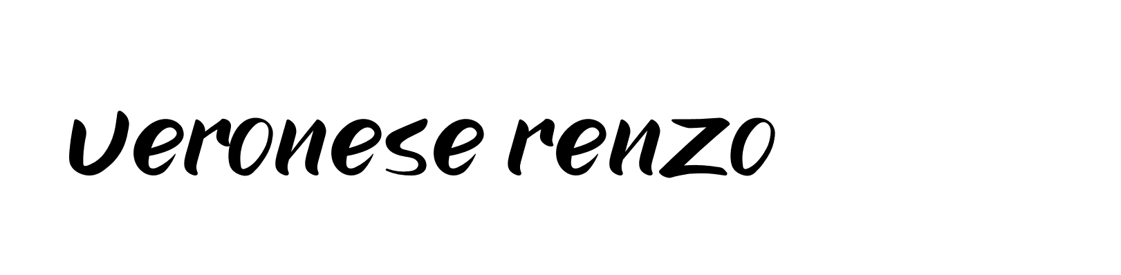 Signature of veronese-renzo