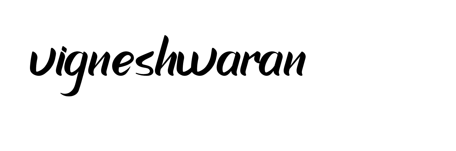 Signature of vigneshwaran