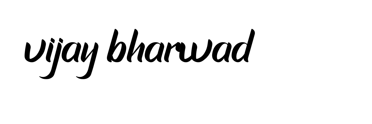 Signature of vijay-bharwad