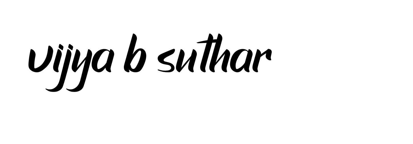 Signature of vijya-b-suthar