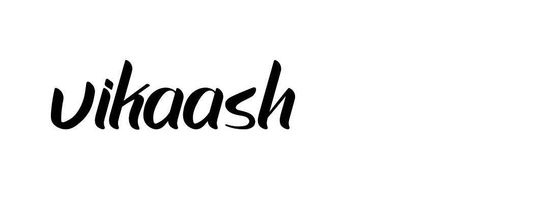 Signature of vikaash