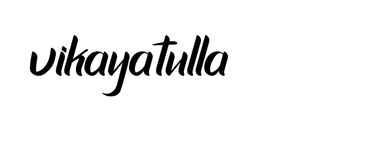 Signature of vikayatulla-