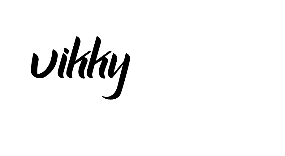 Signature of vikky