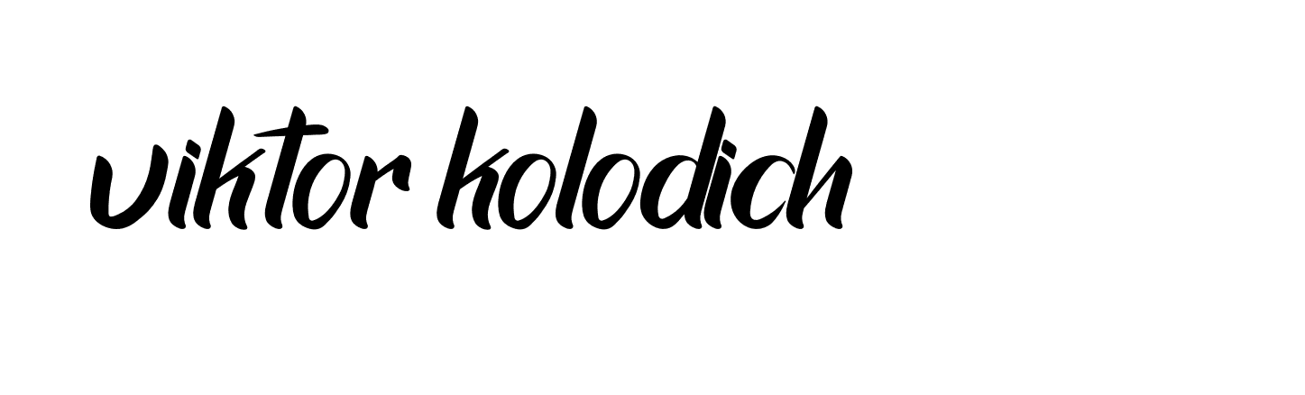 Signature of viktor-kolodich