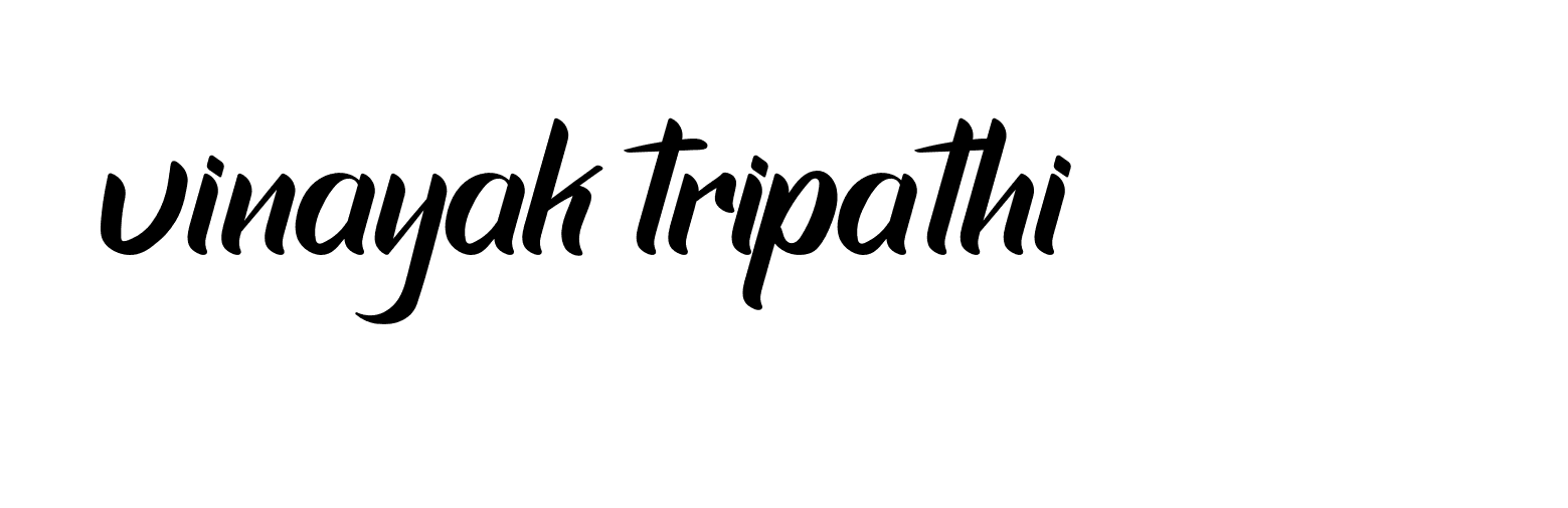 Signature of vinayak-tripathi