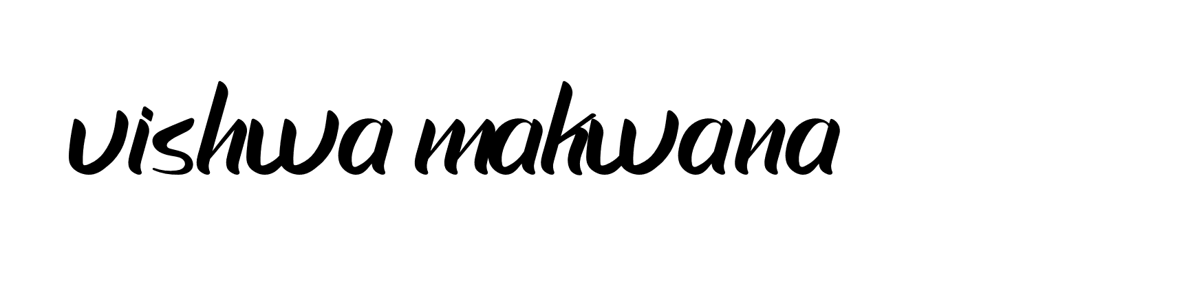 Signature of vishwa-makwana