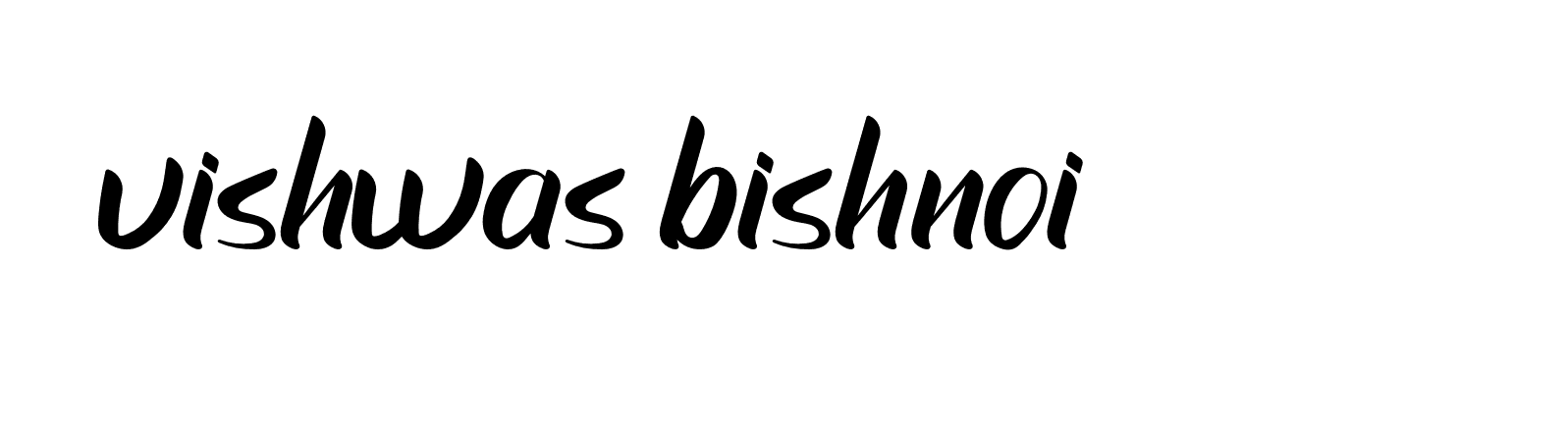 Signature of vishwas-bishnoi