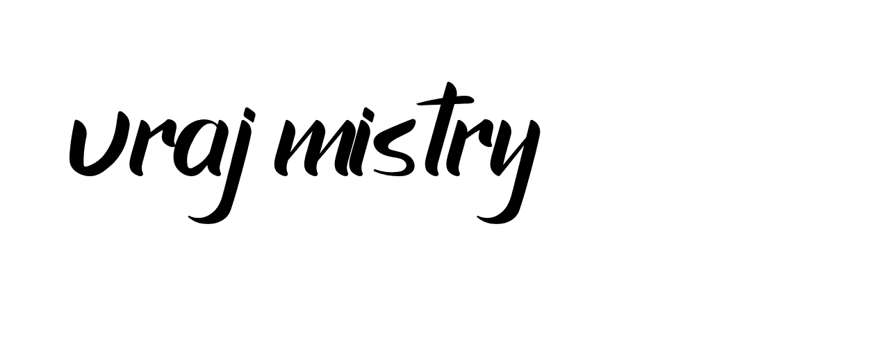 Signature of vraj-mistry