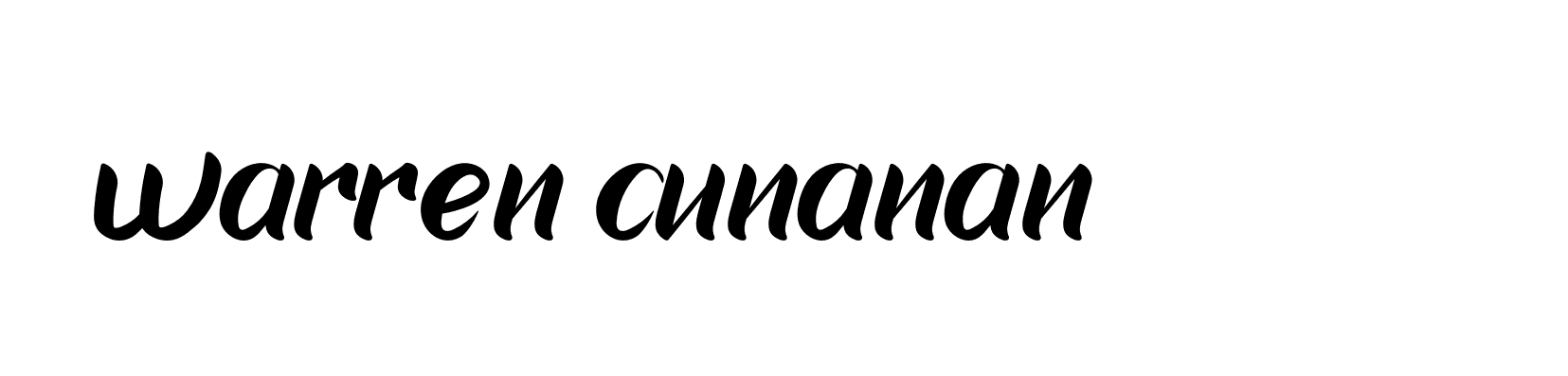 Signature of warren-cunanan