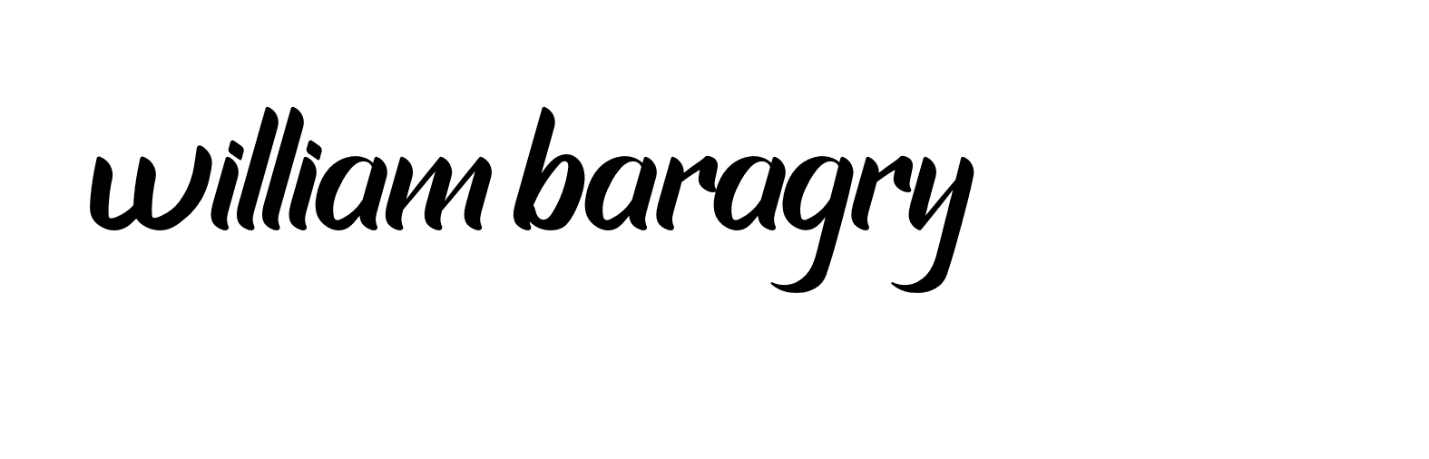 Signature of william-baragry