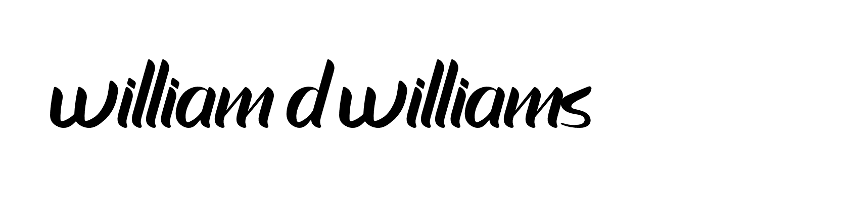 Signature of william-d-williams