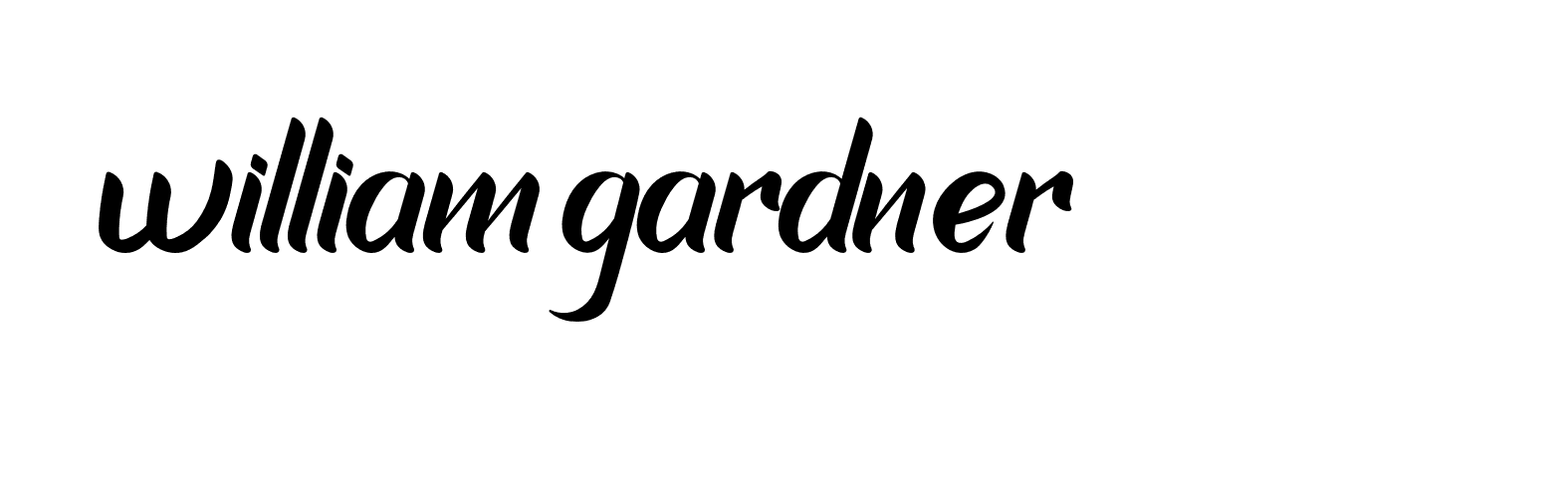 Signature of william-gardner