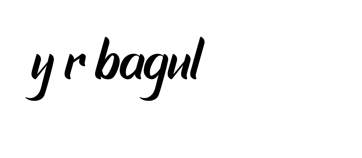 Signature of y-r-bagul