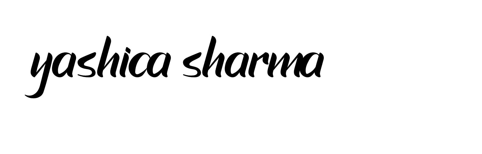 Signature of yashica-sharma